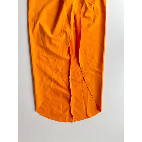 NWOT SKIMS Signature Swim Orange Stretch Fixed Knot Maxi Sarong Pareo, Size S - Picture 5 of 10